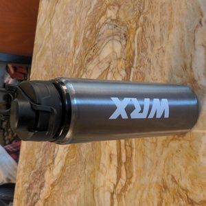 WRX metal water bottle